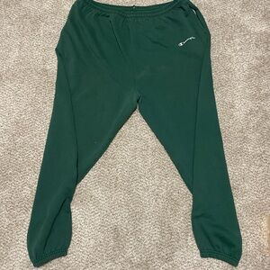 Vintage green champion sweatpants